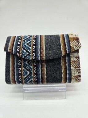 Southwestern Aztec Stripe Envelope Wallet Boho Western Clutch NWOT